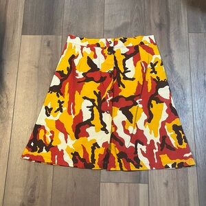 Vibrant Camouflage Skirt